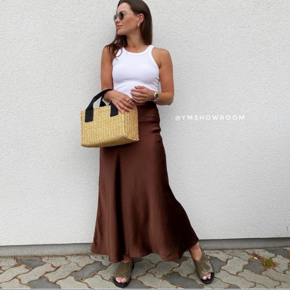 ZARA midi skirt